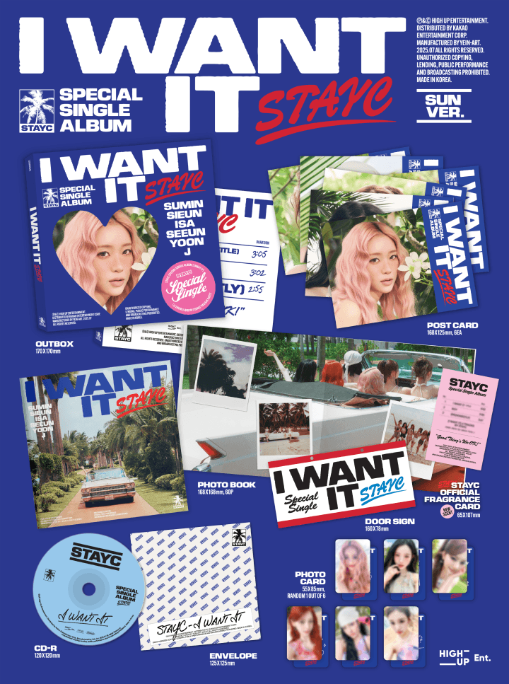 SPECIAL SINGLE : I WANT IT (SET) +  I WANT IT (MINI PACK Ver.) Set 1 detail