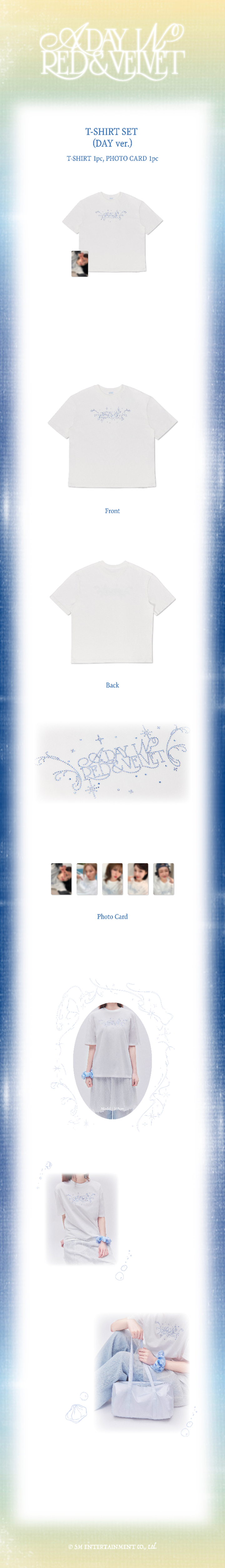 Red Velvet A Day in Red & Velvet T-shirt Set_day Ver.