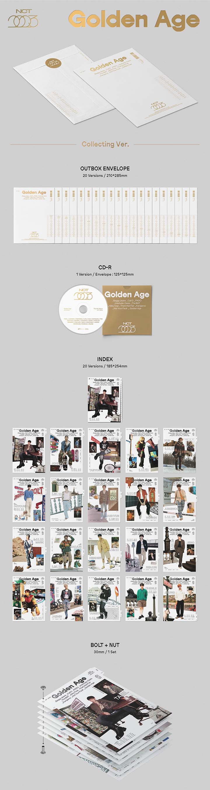 NCT DREAM | The 4th Album 'Golden Age' (Collecting Ver.) Random