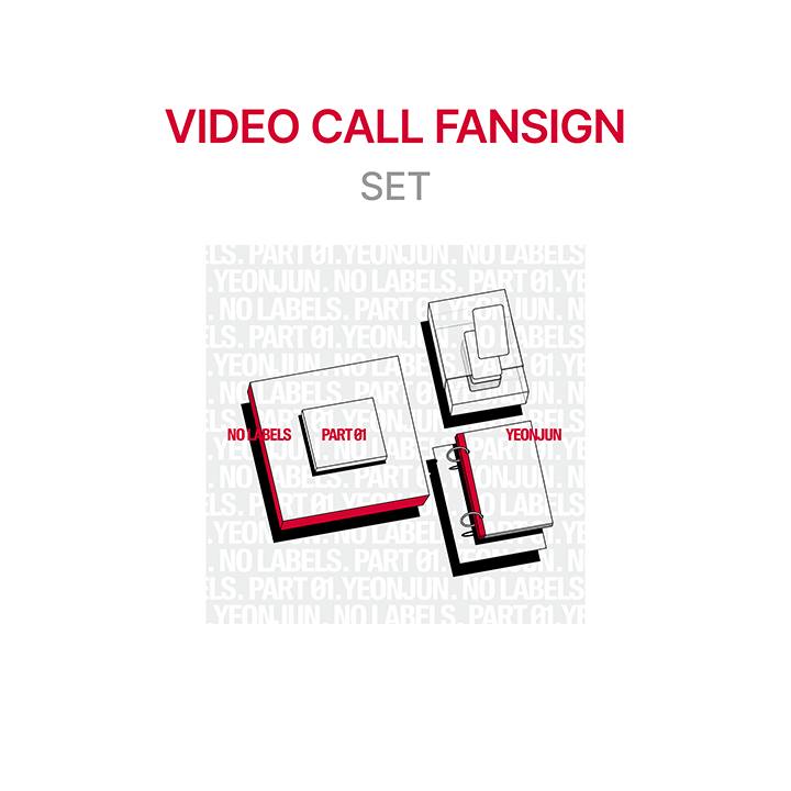 TOMORROW X TOGETHER- [VIDEO CALL FANSIGN] ‘NO LABELS: PART 01’ (Set)