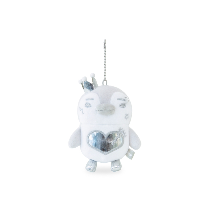 LEE JUNHO | SILVER PENPEN PLUSH KEYRING