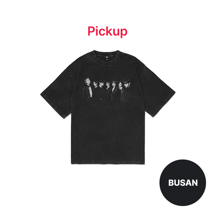 BTS S/S PHOTO T-SHIRT (JP VER.) Mサイズ BTS | S/S PHOTO T-SHIRT (BLACK)