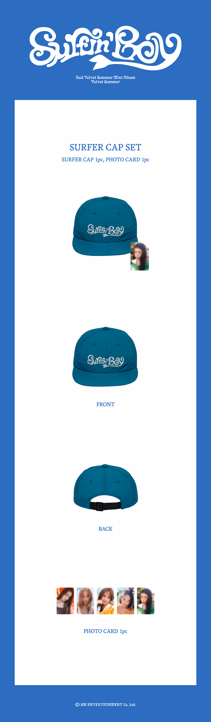 SURFER CAP SET 0 detail