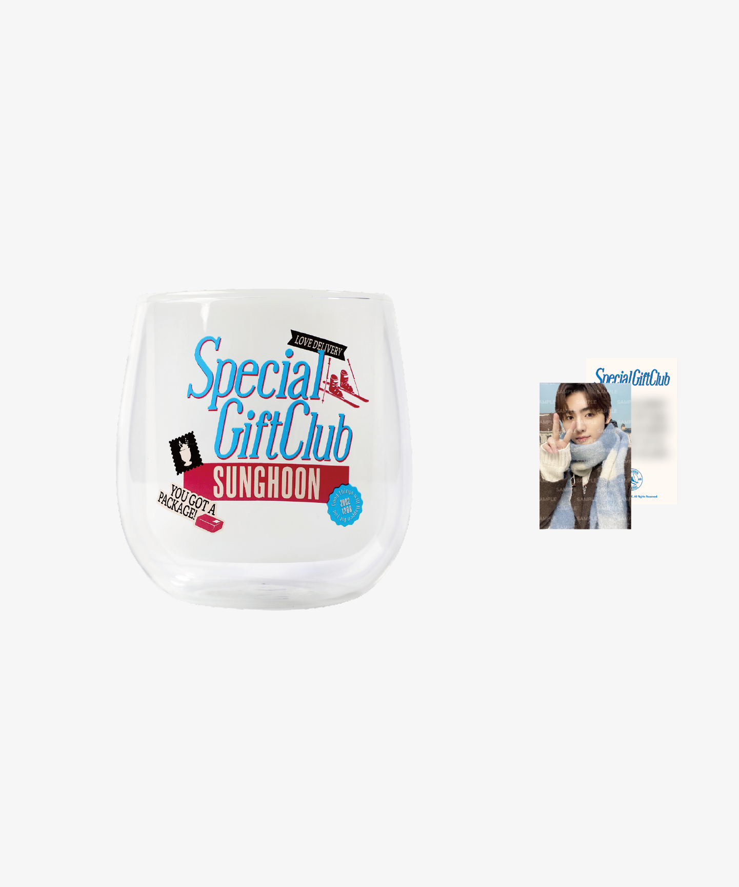 [SUNGHOON] DOUBLE WALL GLASS MUG
