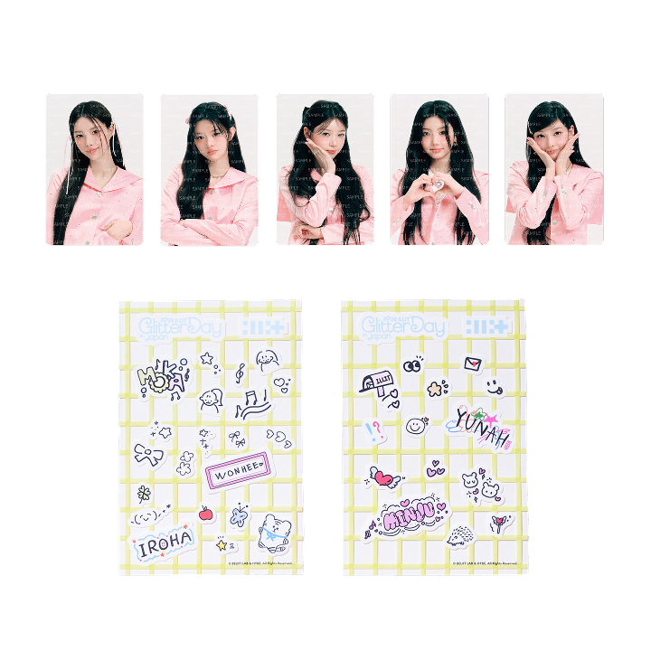 [2025 ILLIT GLITTER DAY IN JAPAN] PHOTO CARD & STICKER SET