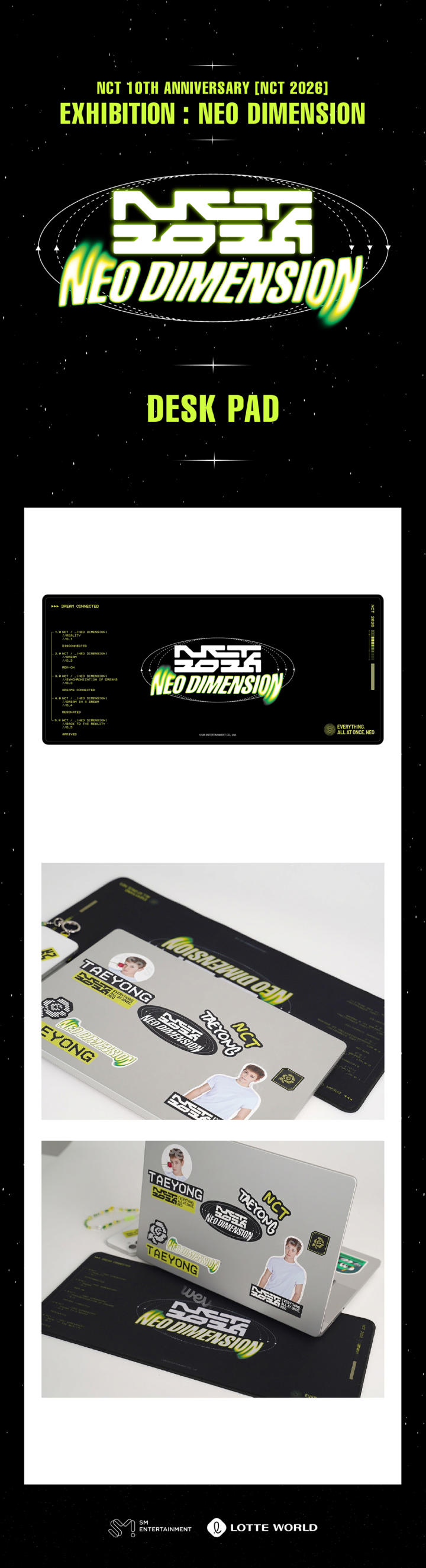 NCT 127 NEO DIMENSION Desk Pad