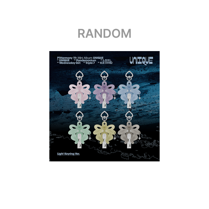 P1Harmony | 9th Mini Album [UNIQUE] (Light Keyring Ver.) (Random)