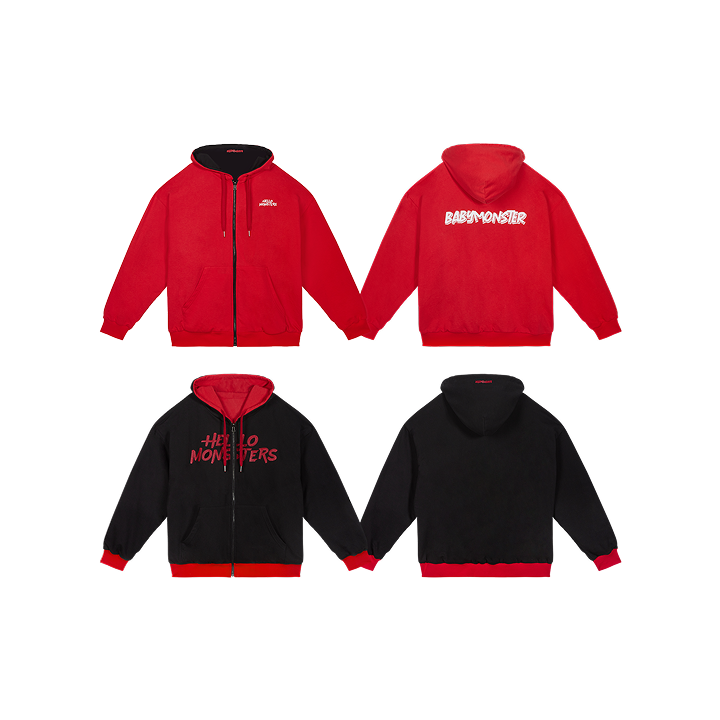 BABYMONSTER ワルツ HELLO ZIP-UP HOODIE L ① 베이비몬스터 BABYMONSTER [HELLO MONSTERS TOUR] 아시아투어