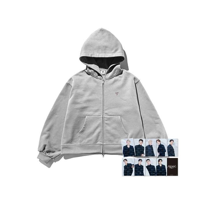 SEVENTEEN | Zip-up Hoodie (Gray)