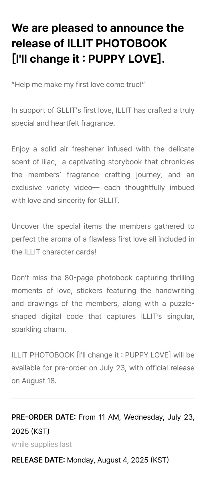 ILLIT PHOTOBOOK [I'll change it : PUPPY LOVE] 1 detail
