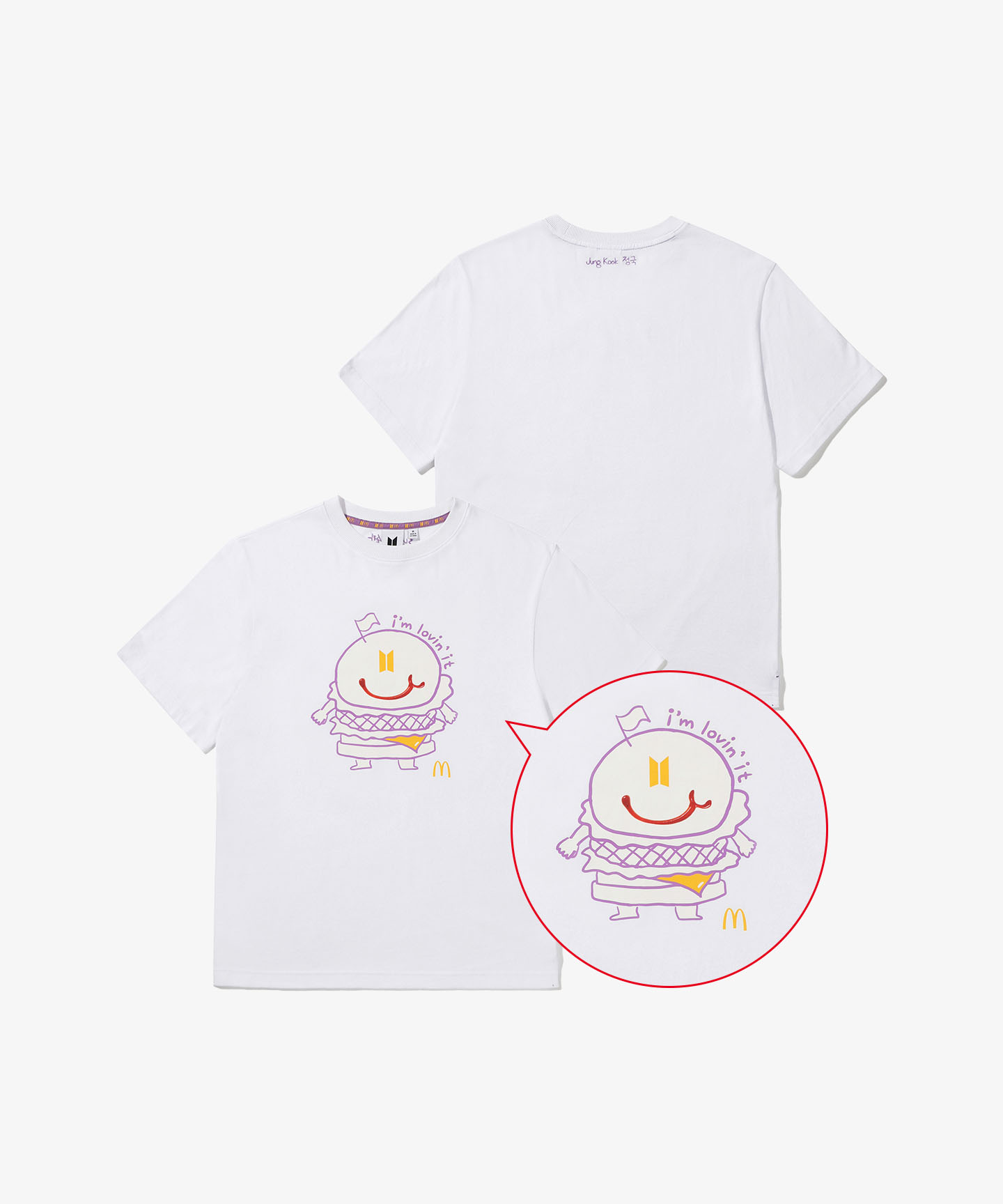 BTS | BTSxMcD] Saucy S/S T-shirt (Jung Kook)