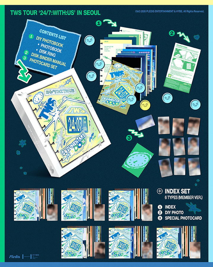 TWS TOUR '24/7:WITH:US' IN SEOUL + INDEX SET 1 detail