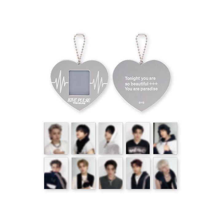 [LOVEPULSE] TREASURE RANDOM MIRROR PHOTO KEYRING