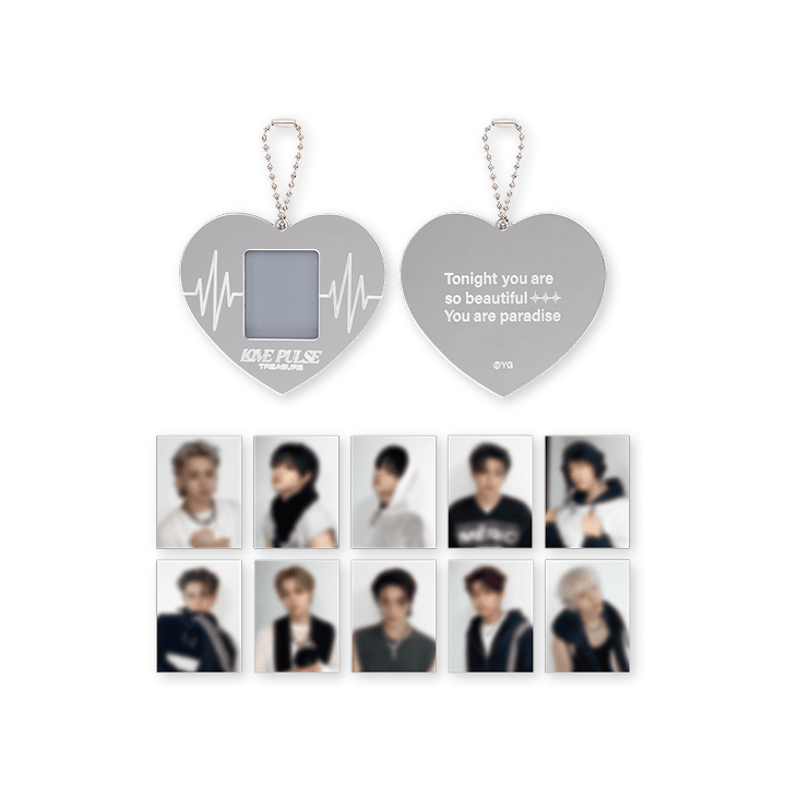 [LOVEPULSE] TREASURE RANDOM MIRROR PHOTO KEYRING