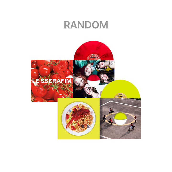 LE SSERAFIM | 1st Single Album 'SPAGHETTI' Vinyl (Random)