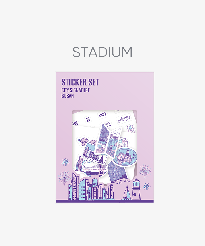 BTS | [STADIUM] City Sticker Set Busan