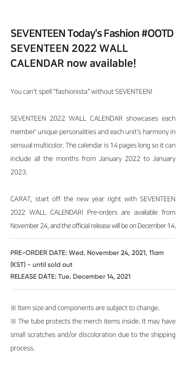 2022 Wall Calendar 2 detail