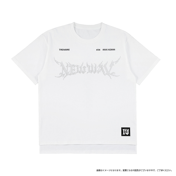 [NEW WAV]ラインストーン Tシャツ（WHITE）