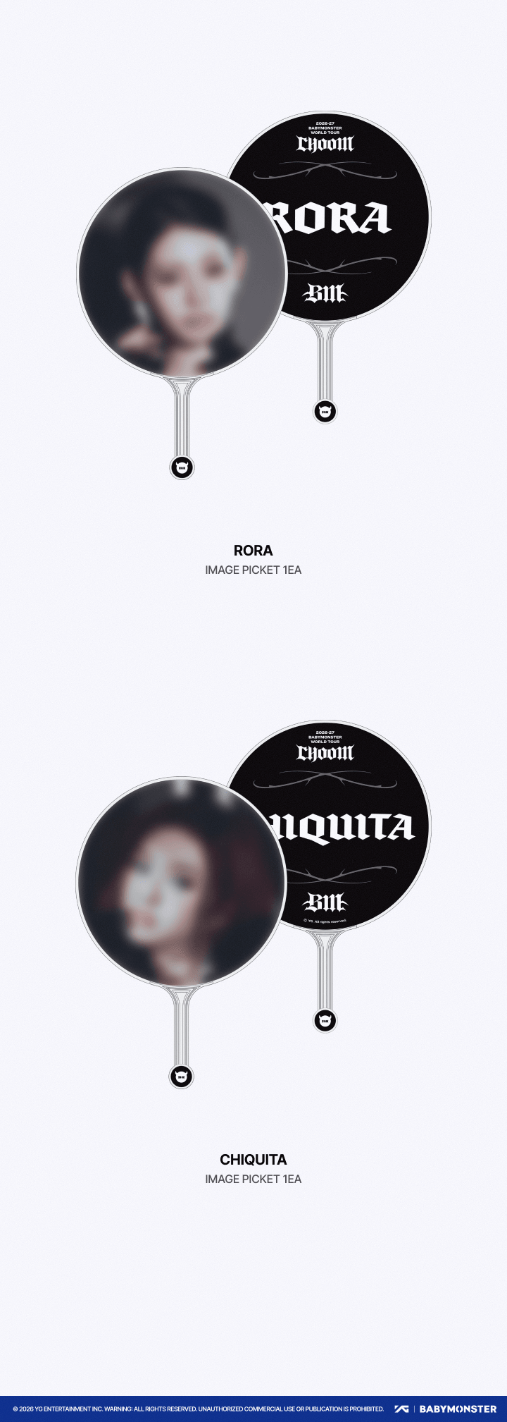 [CHOOMTOUR] BABYMONSTER IMAGE PICKET 2 detail