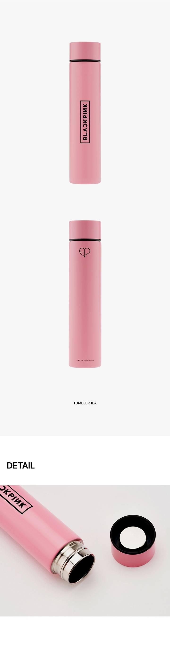 [DEADLINETOUR] BLACKPINK MINI TUMBLER 1 detail