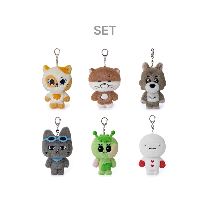 [BBNEXDO]Plush Keyring Set