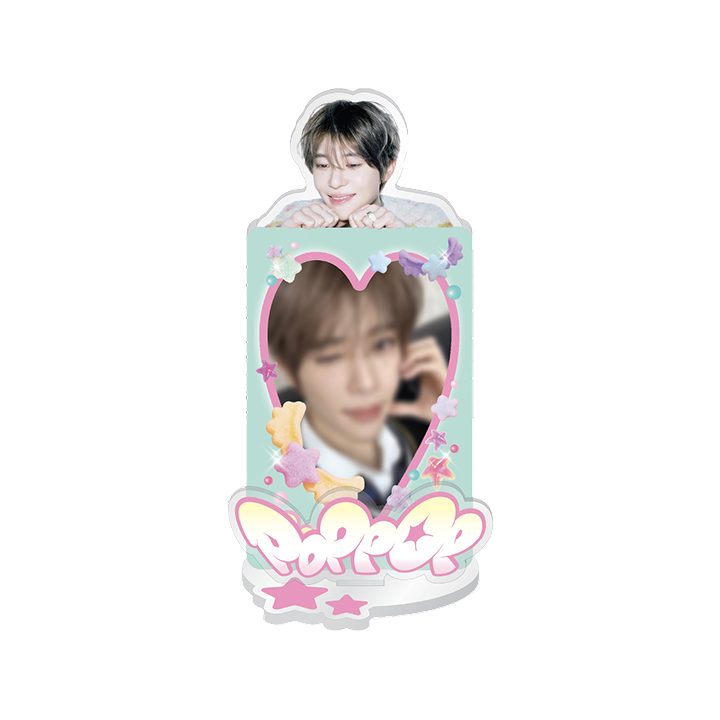 ACRYLIC PHOTO CARD STAND SET