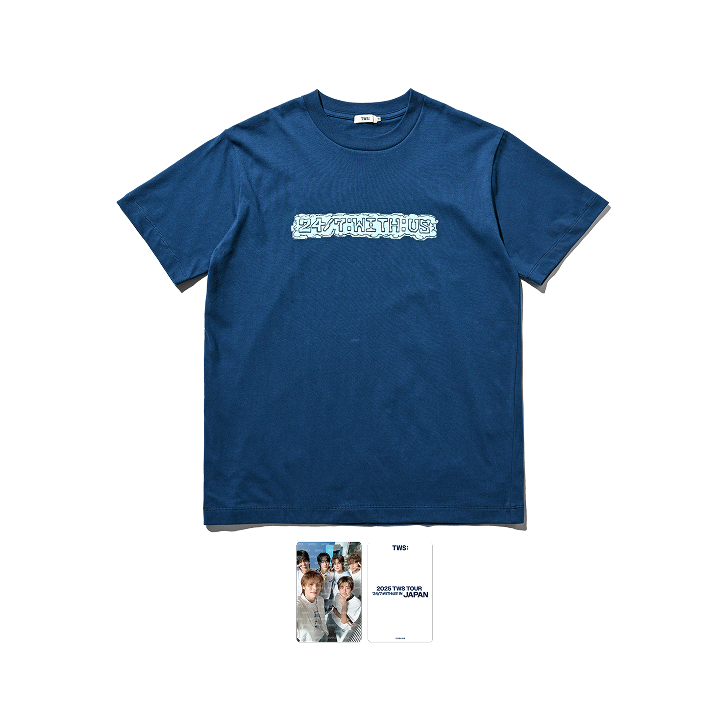 [24/7:WITH:US IN JAPAN] S/S T-SHIRT (NAVY)