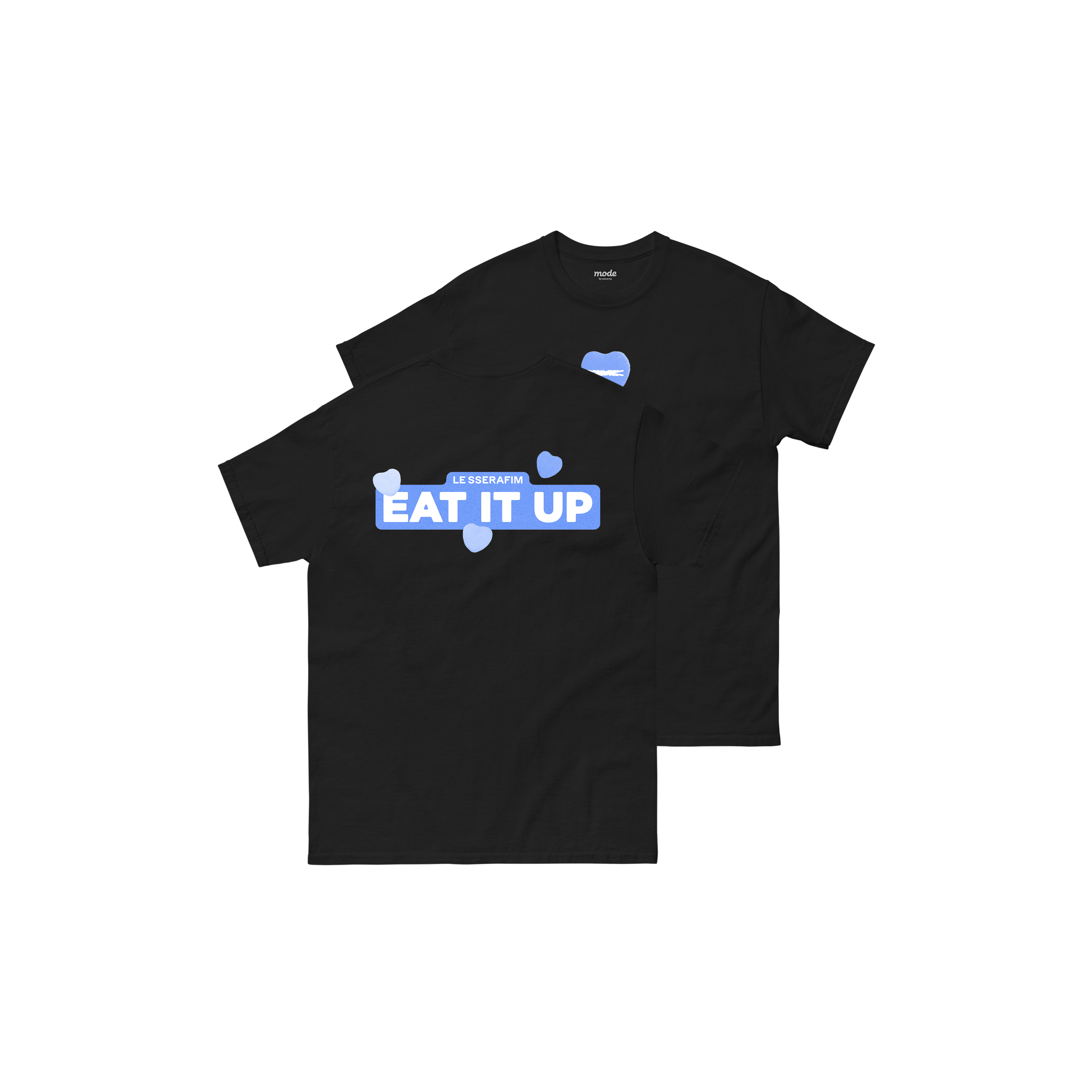LE SSERAFIM | LE SSERAFIM Candy Hearts S/S Tee (Black)