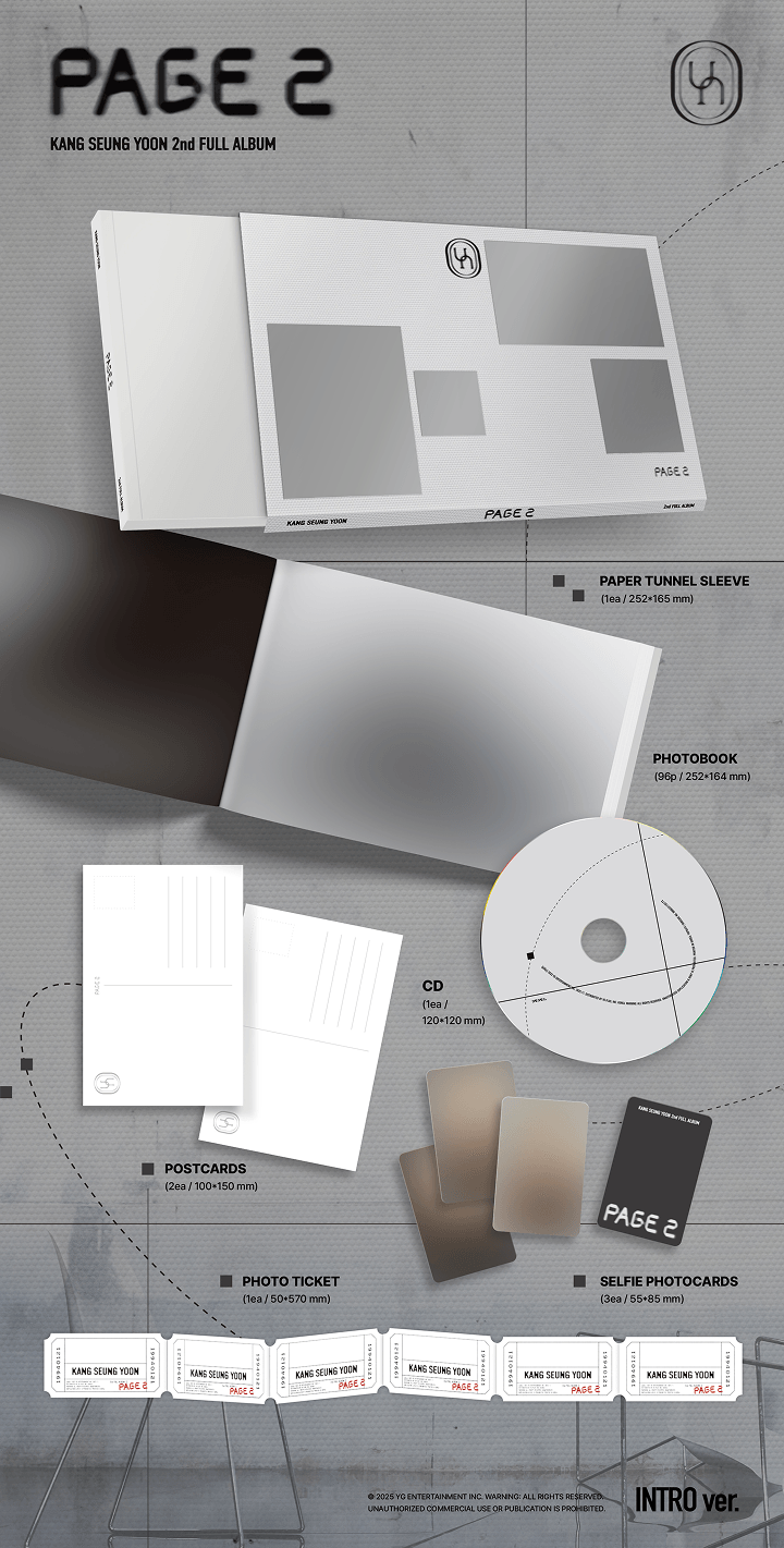 KANG SEUNG YOON 2nd FULL ALBUM [PAGE 2] (Set) 1 detail