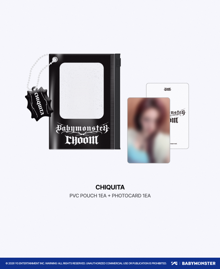 CHOOM [choomtour] BABYMONSTER Pvc Pouch + Photocard