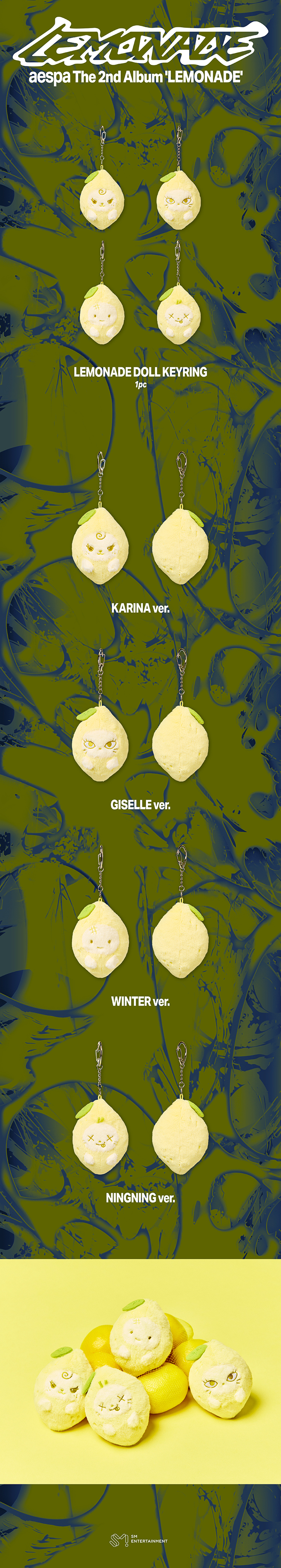 LEMONADE DOLL KEYRING 1 detail