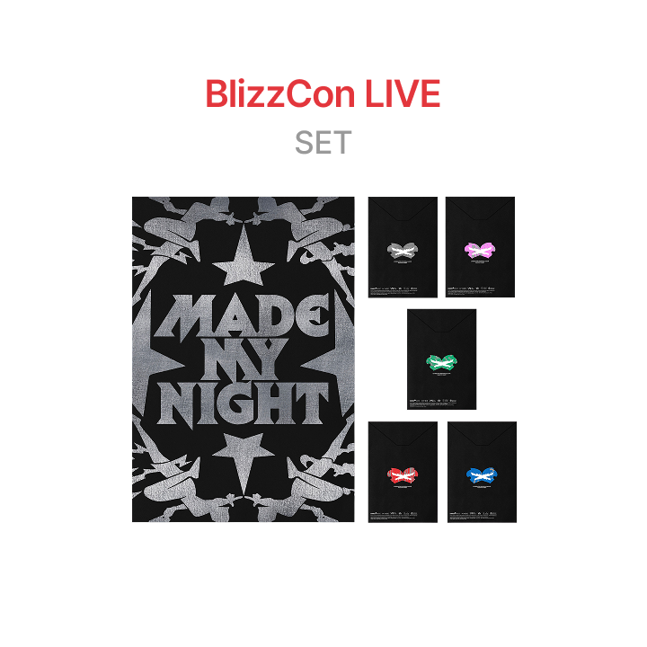 [BlizzCon LIVE] 2nd Single Album 'Made My Night' (COMPACT ver.) (Set)