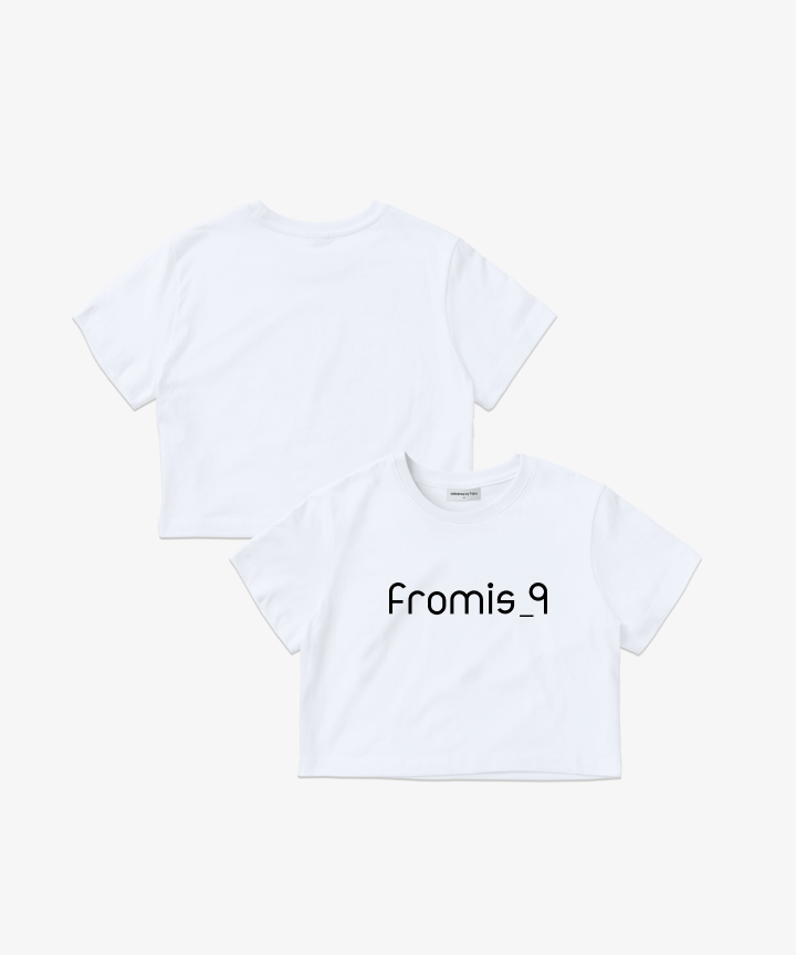 Weverse Con Festival | [fromis_9] Crop S/S T-Shirt (White)