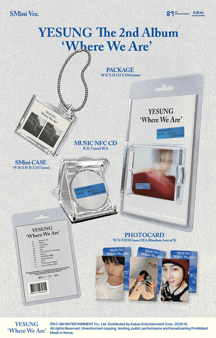 The 2nd Album [Where We Are] (SMini Ver.) 0 detail