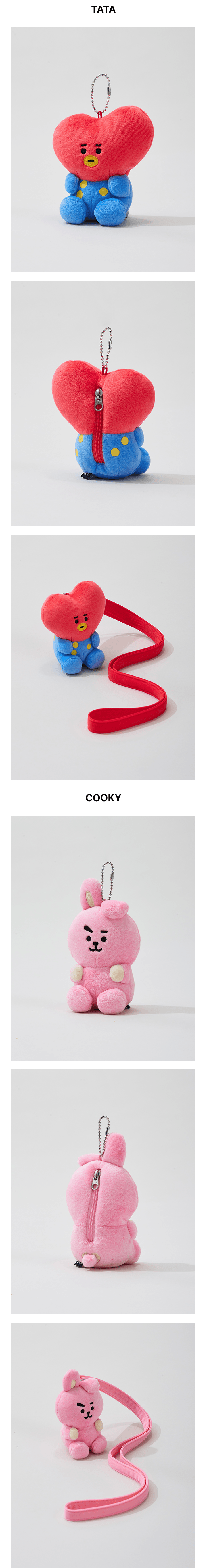 Two-way Plush Holder Keyring 2 detail