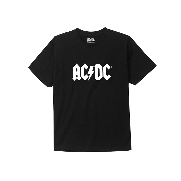 AC/DC Logo T-Shirt All BK