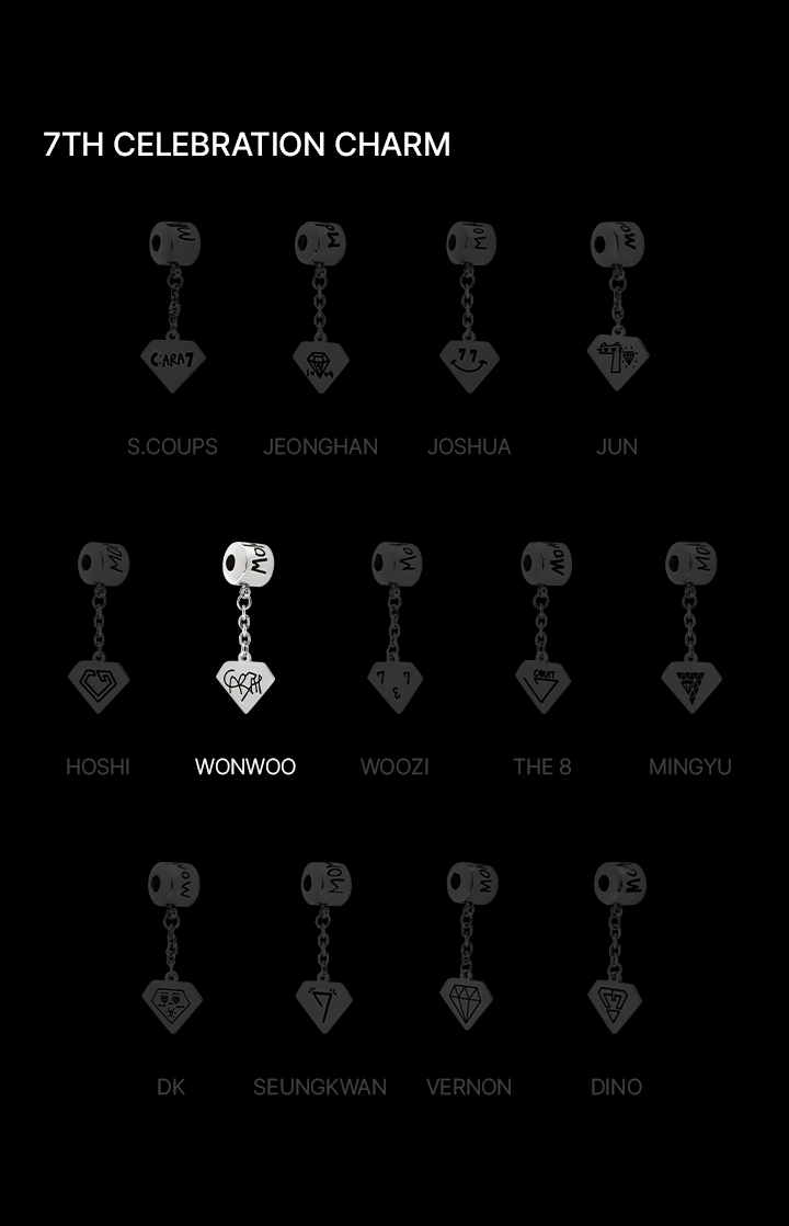 7th Celebration Charm_WONWOO 0 detail