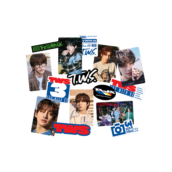 [TRY WITH US] PHOTO CARD STICKER SET