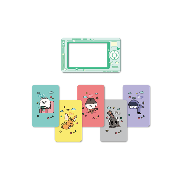 RETRO MAGNET & PHOTOCARD SET_0