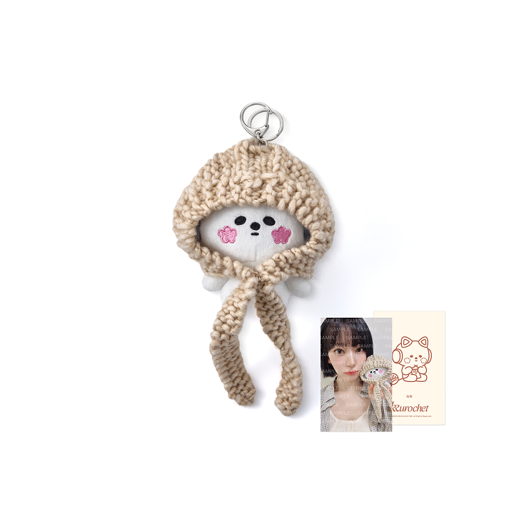 クロシェ FIM'S CLUB Hooded Scarf & キーリングセット LE SSERAFIM | FIM'S CLUB Hooded Scarf