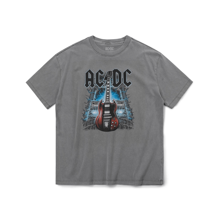 AC/DC GUITAR WASHED GY