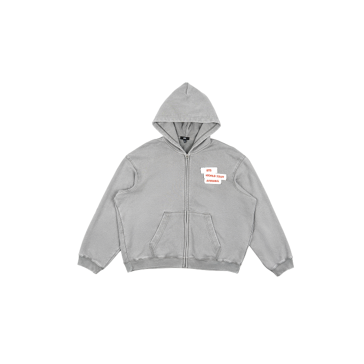 [NA Exclusive] Zip-up Hoodie (Gray), listed by the store