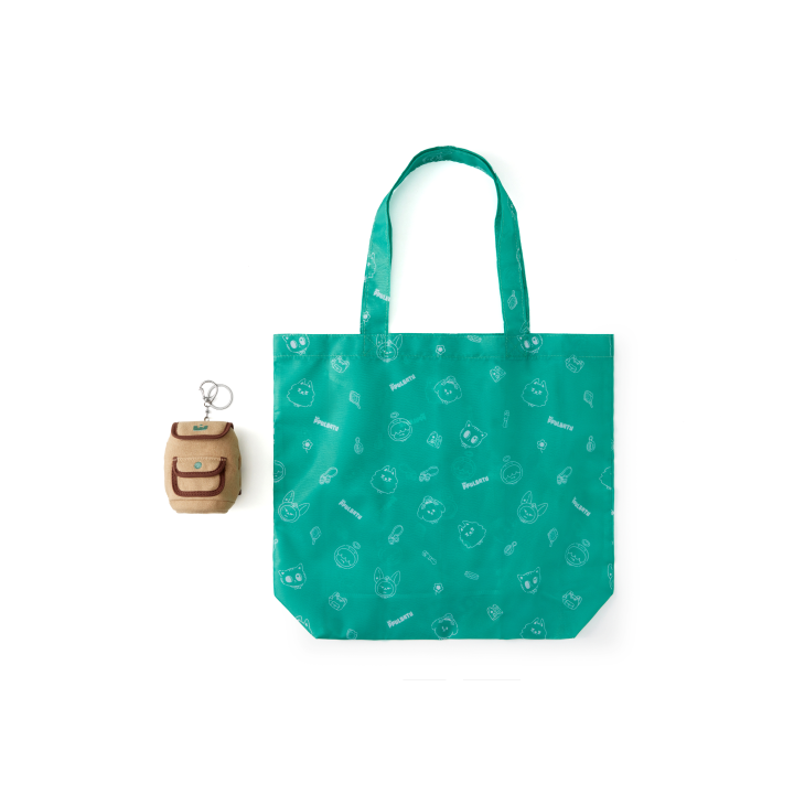 Backpack Keyring + Bag