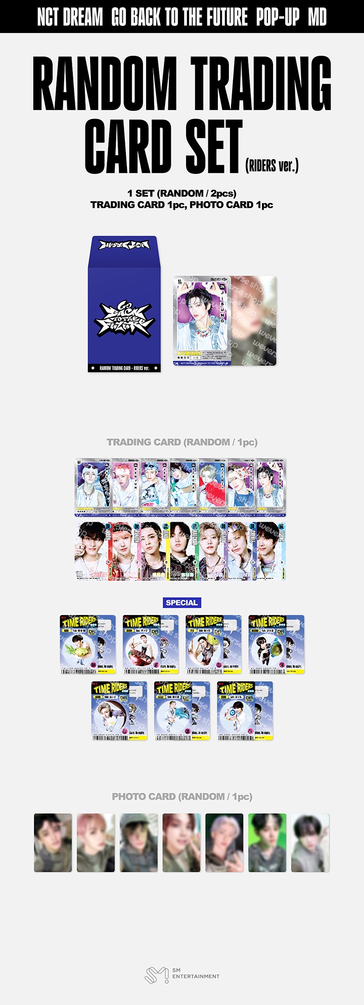 RAMDOM TRADING CARD SET (RIDERS ver.) 1 detail