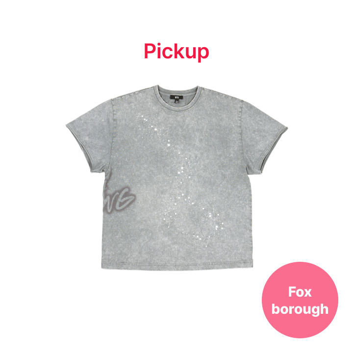 BTS | [FOXBOROUGH] [US Exclusive] Big Dipper T-shirt (Gray)