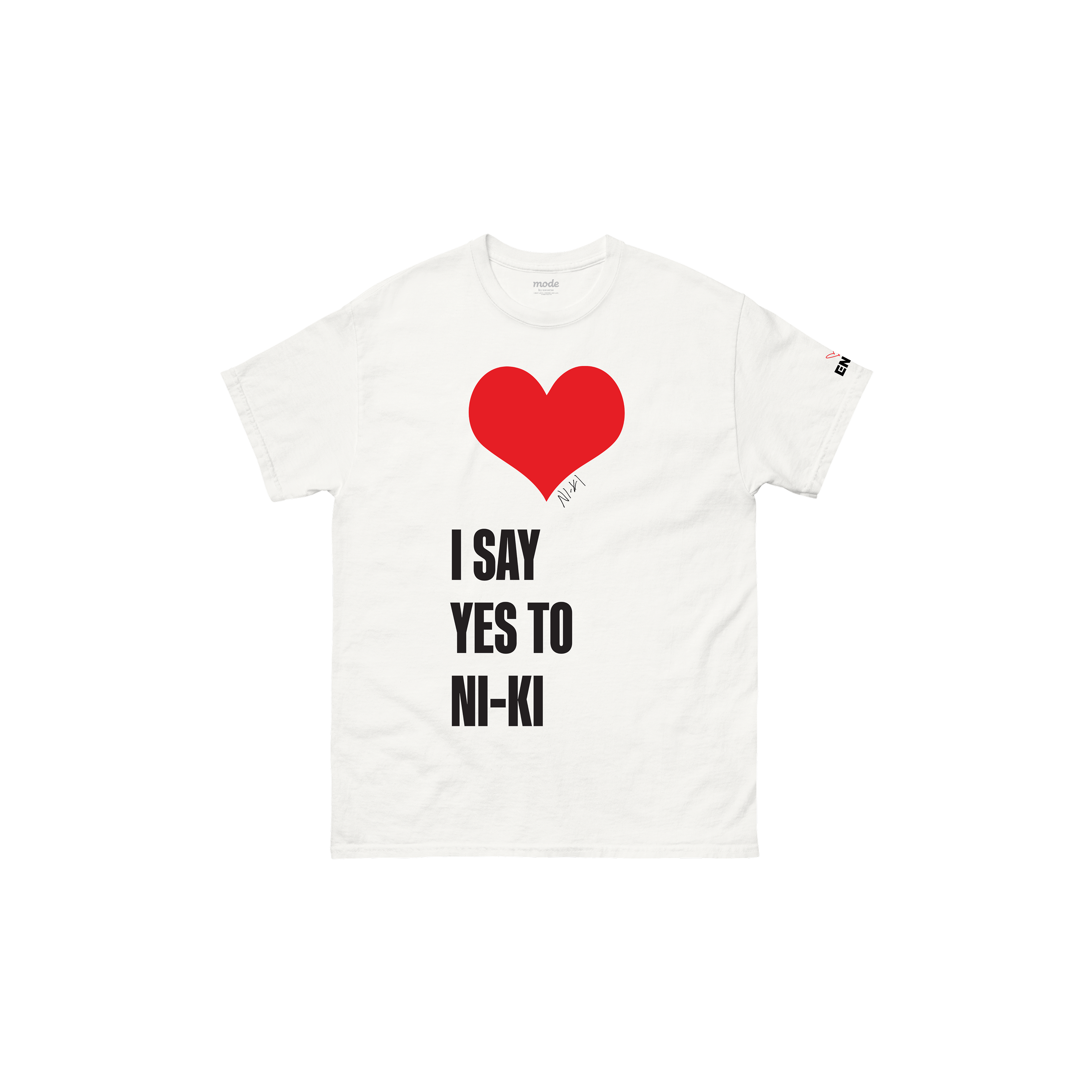 ENHYPEN | [NI-KI] I SAY YES S/S Tee (White)