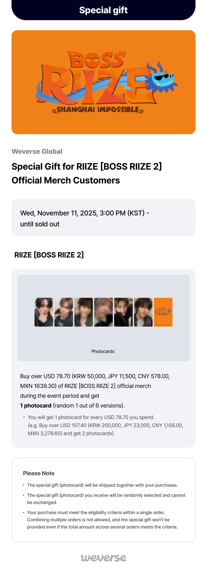 BOSS RIIZE MINI ACRYLIC CLIP 0 detail