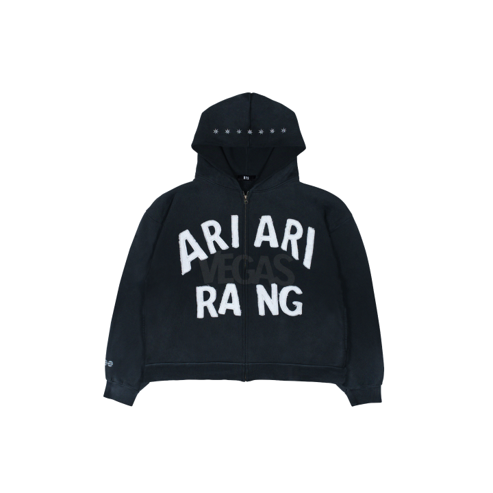 BTS | Zip-up Hoodie (Black)