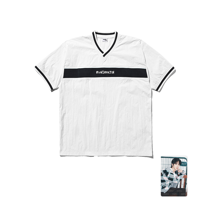[RUNSEOKJIN in JAPAN] V-NECK S/S T-SHIRT (WHITE)