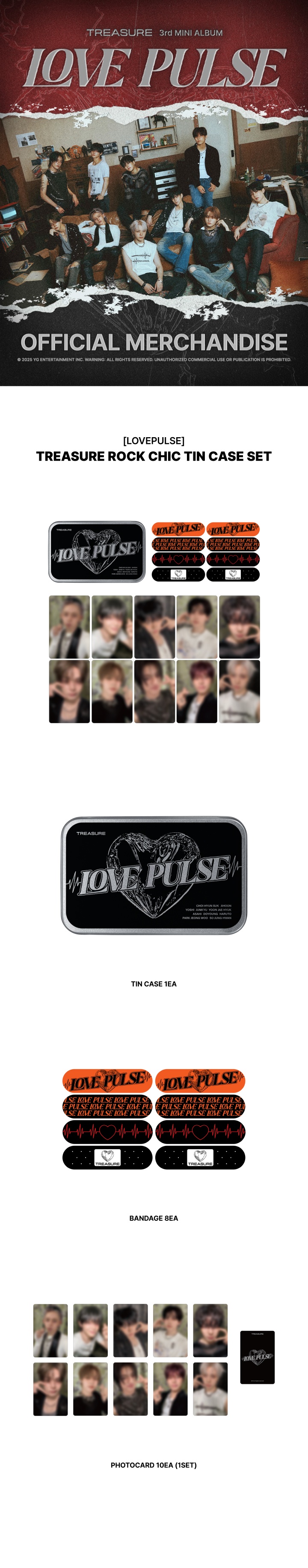 [LOVEPULSE] TREASURE ROCK CHIC TIN CASE SET 0 detail